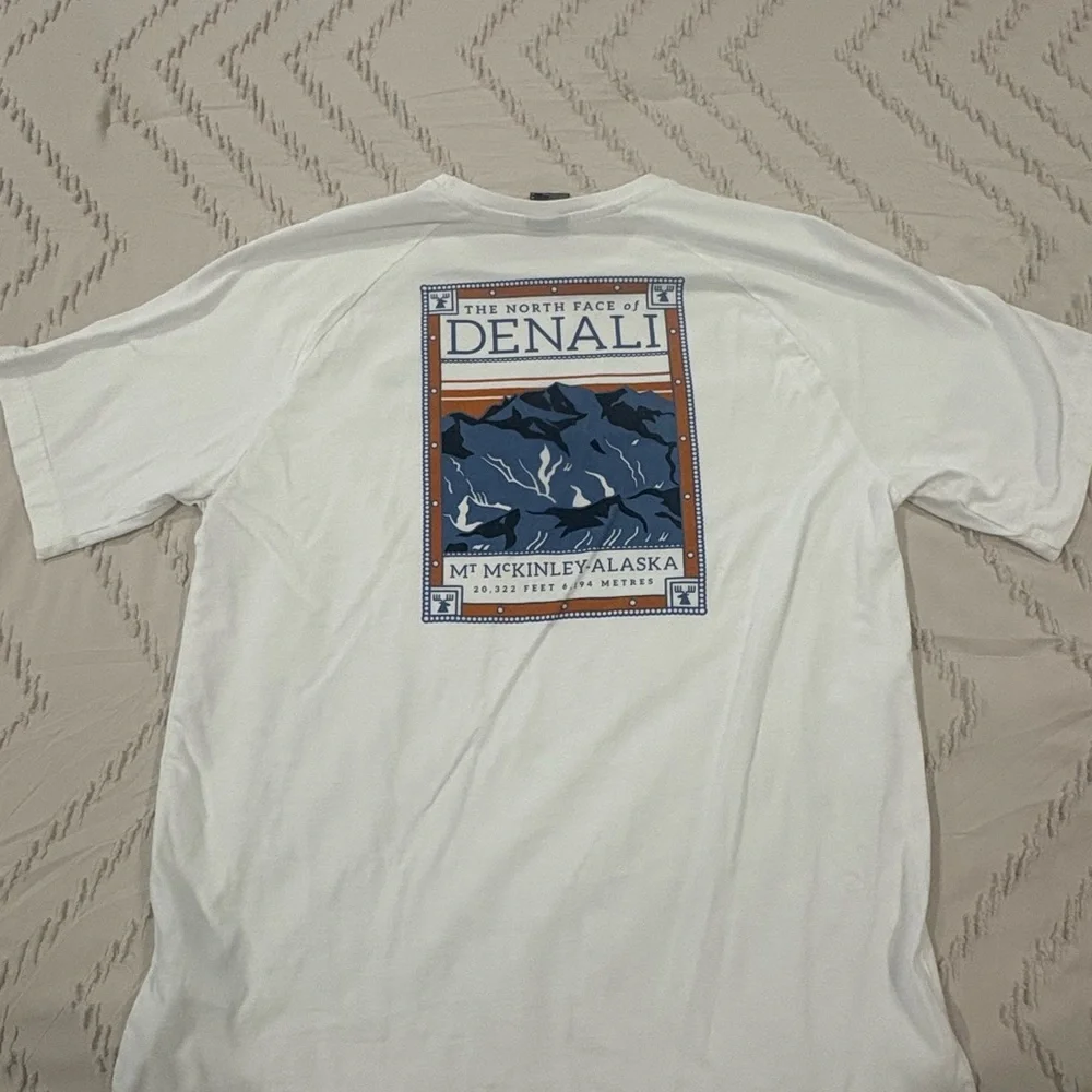 The North Face White Short Sleeve Logo Tee